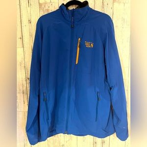 Mountain Hardwear blue zip jacket